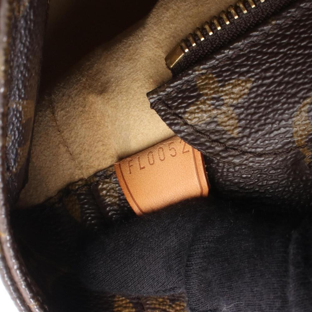 Louis Vuitton Luco Tote Bag Canvas Leather Monogram Brown - Picture 4 of 9